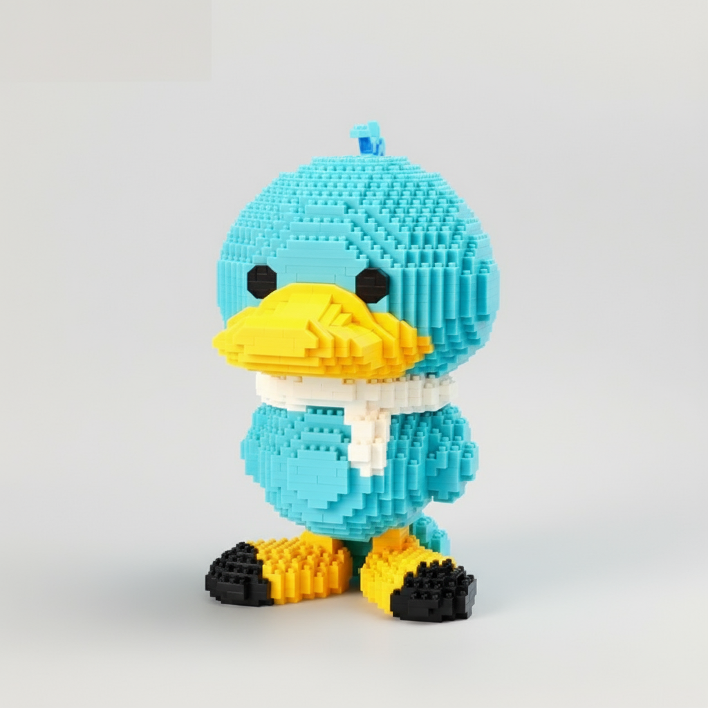 Niedliche Ente Bausteinset