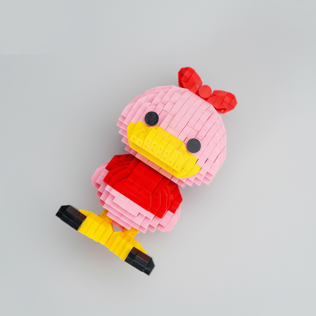Niedliche Ente Bausteinset