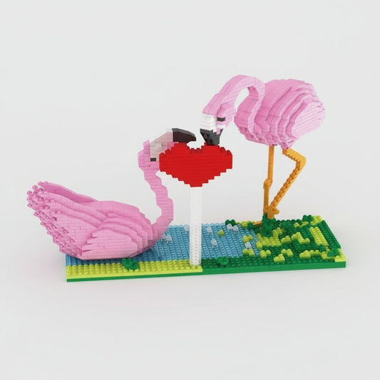 Liebe Flamingos Bausteinset