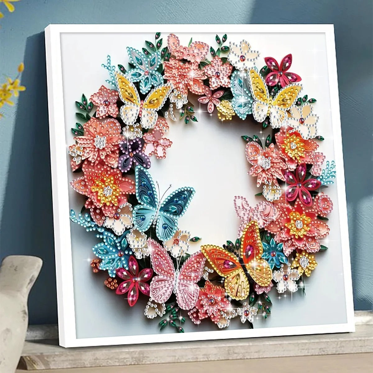 Diamond Painting Blumenkranz