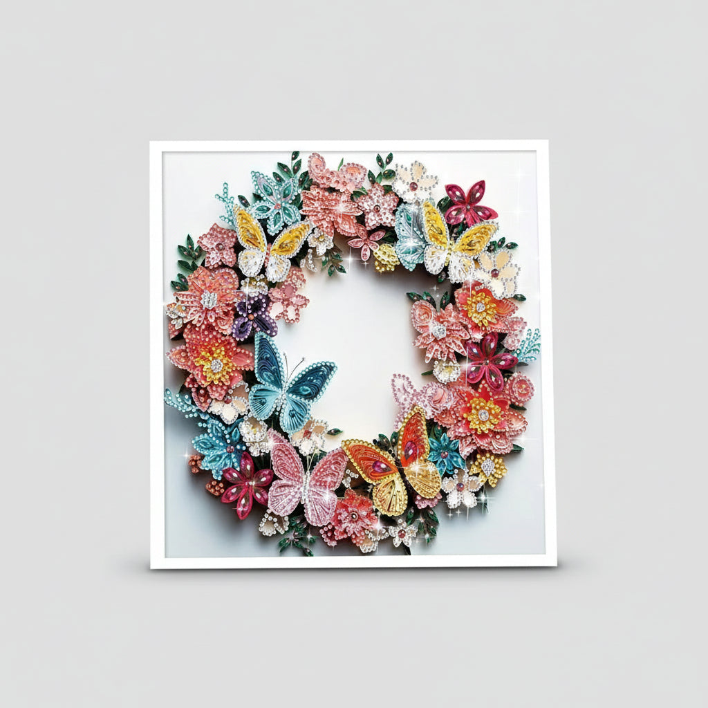 Diamond Painting Blumenkranz