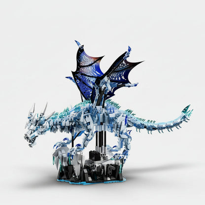 Beweglicher Eisdrache Bausteinset