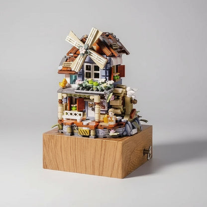 Windmühlen-Spieldose Bausteinset