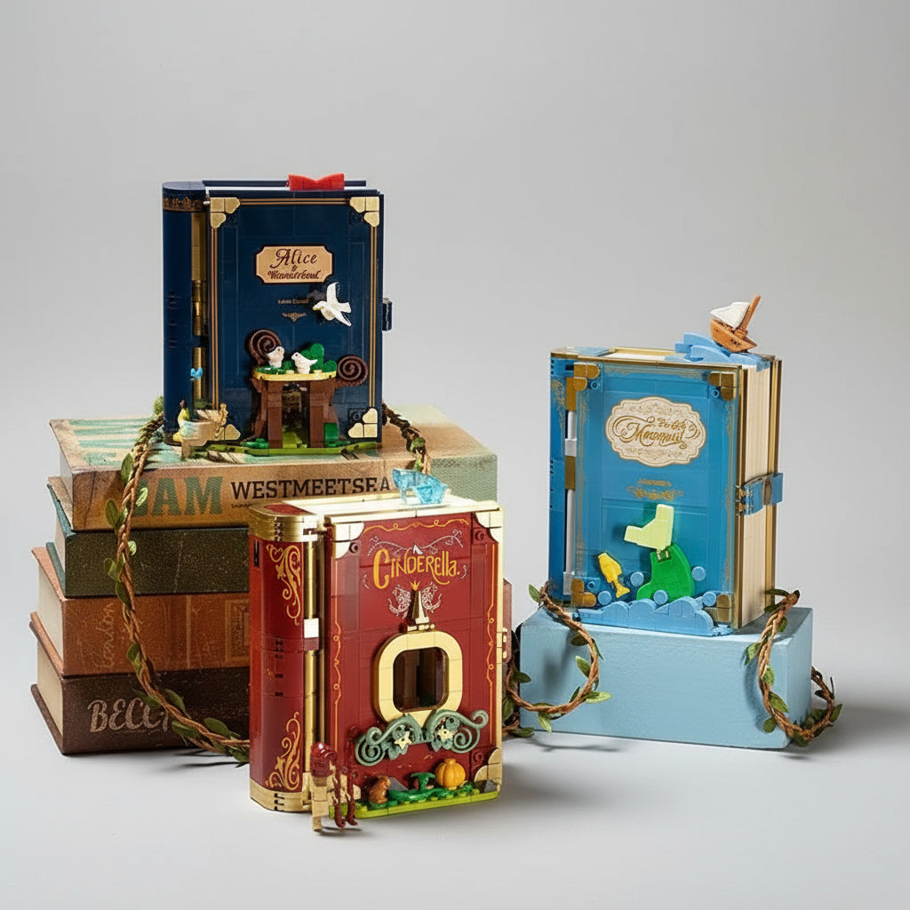 Märchenhaftes Buch Bausteinset
