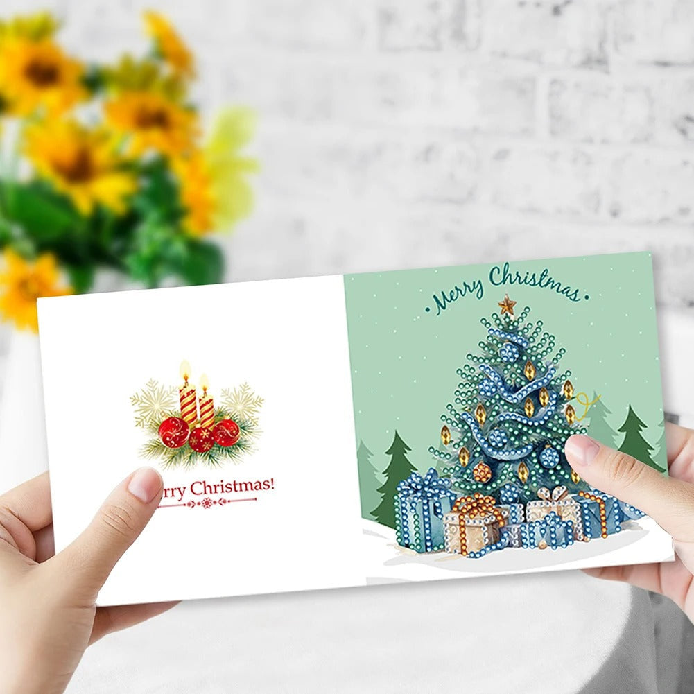 Diamond Painting Weihnachtsbaum Weihnachtskarten