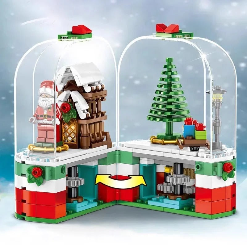 Weihnachtsmann-Spieluhr Bausteinset