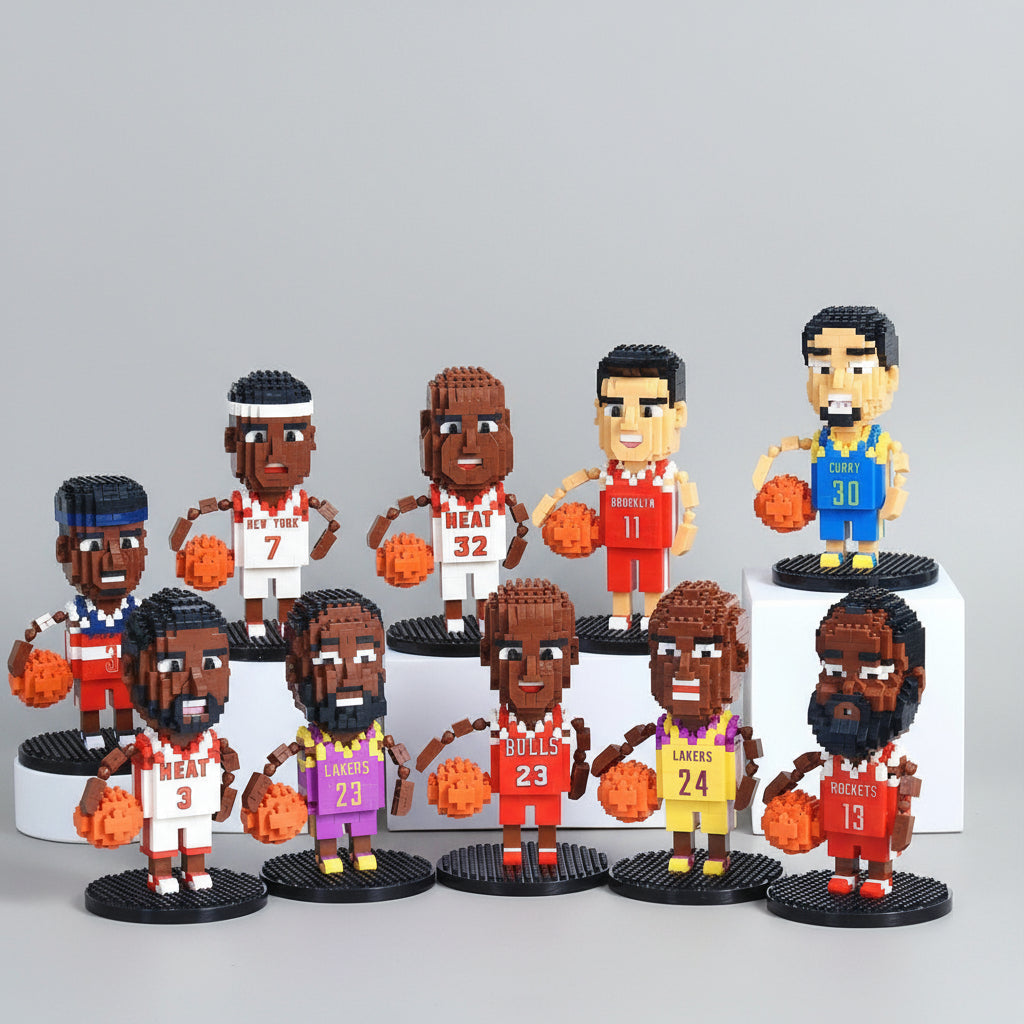 Basketballspieler Bausteinset