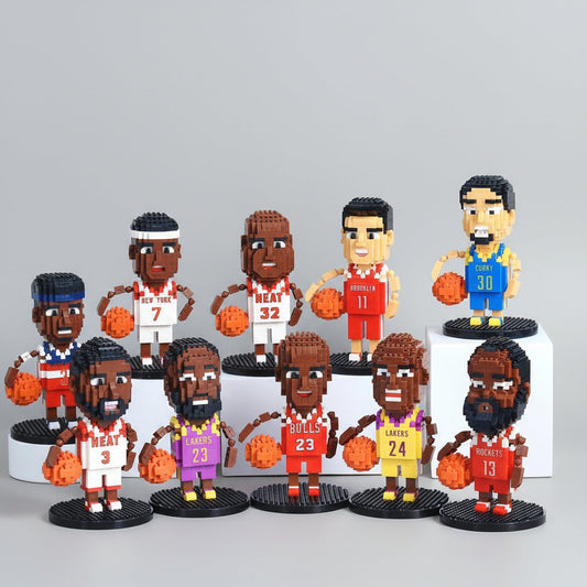 Basketballspieler Bausteinset