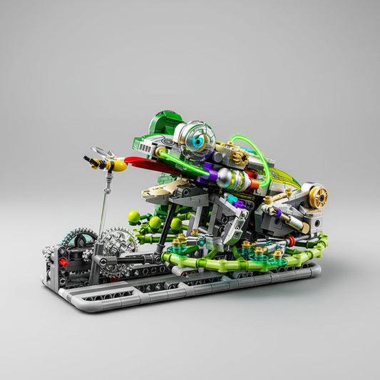 Beweglicher Frosch Bausteinset
