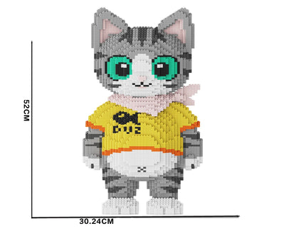 MEGA Katze mit Schal Bausteinset