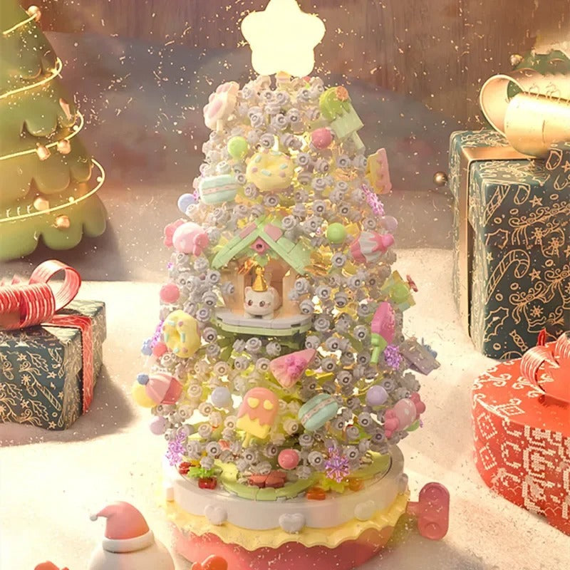 süßen Weihnachtsbaum Bausteinset