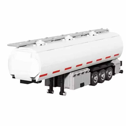 Weißer Truck Bausteinset