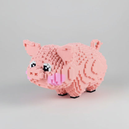 Mega Schwein Bausteinset