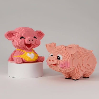 Mega Schwein Bausteinset