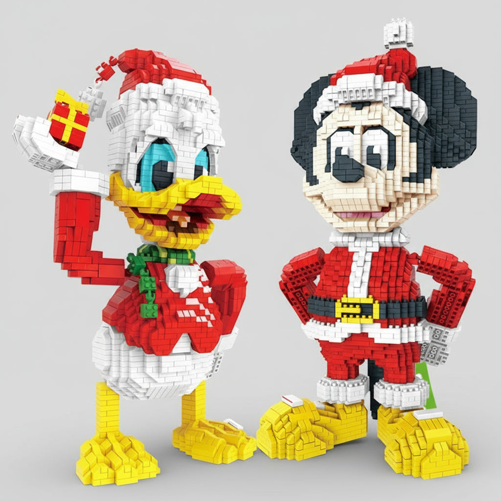 Große Weihnachtsmaus Bausteinset