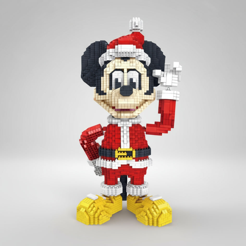 Große Weihnachtsmaus Bausteinset
