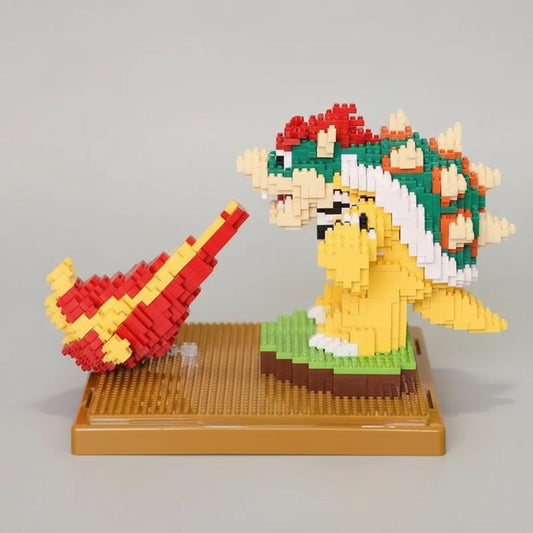 Monster auf der Bauplatte Bausteinset