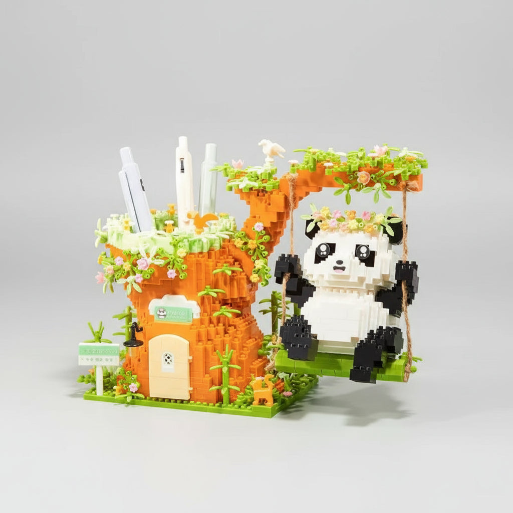 Panda-Federmäppchen Bausteinset