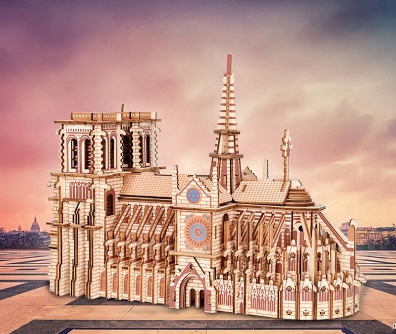 Notre Dame 3D-Holzbausatz