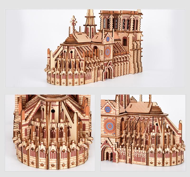 Notre Dame 3D-Holzbausatz