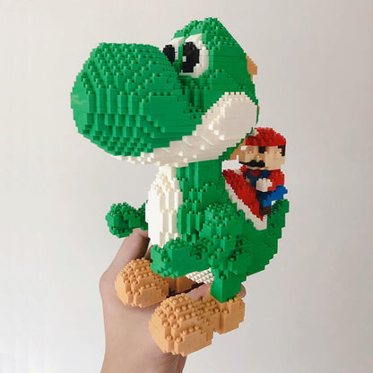 Grüner Dino mit rotem Klempner Bausteinset