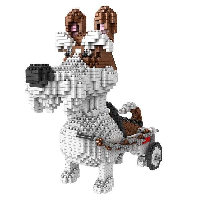 Waliser Corgi auf Rädern Bausteinset