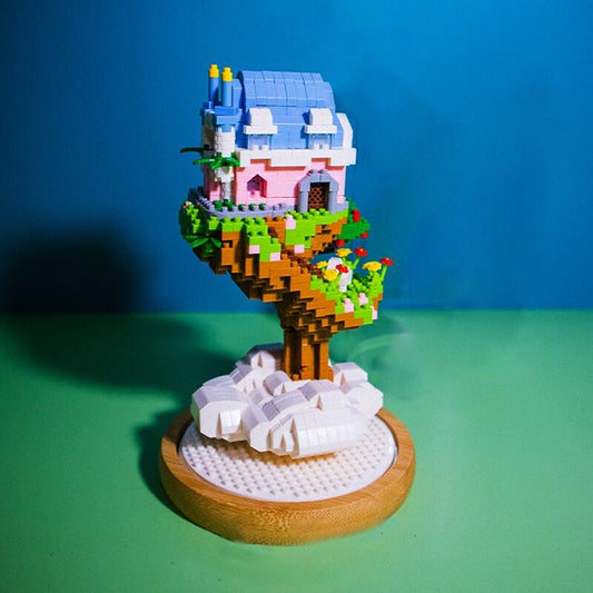 Baumhaus auf Wolken Bausteinset