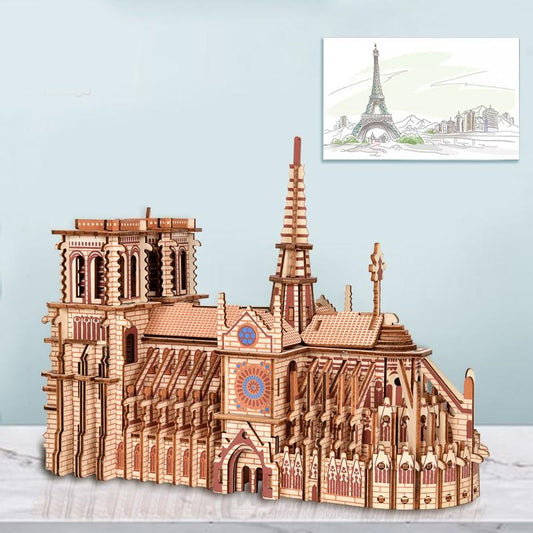 Notre Dame 3D-Holzbausatz