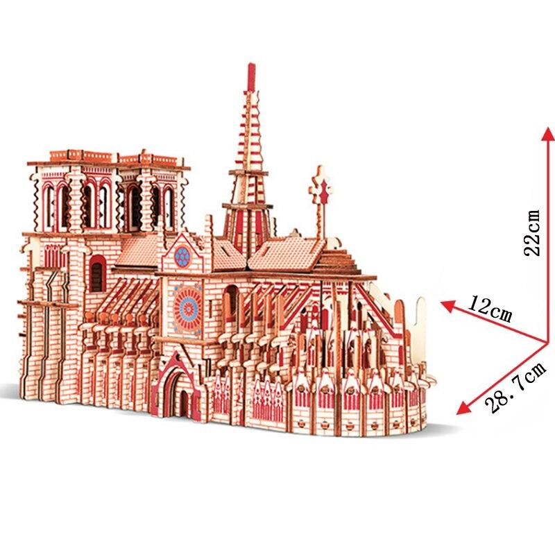 Notre Dame 3D-Holzbausatz