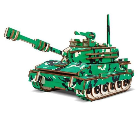 Tank 3D-Holzbausatz