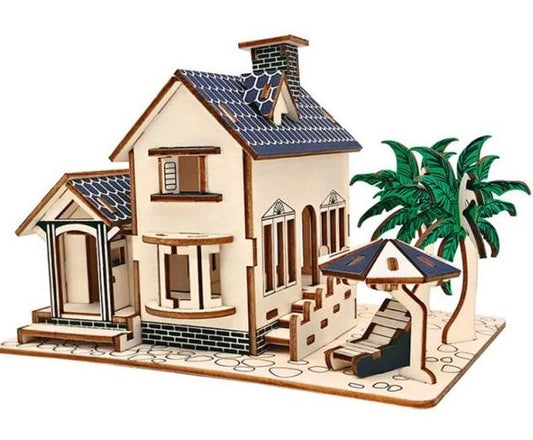 Ozean-Villa 3D-Holzbausatz