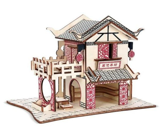 Teehaus 3D-Holzbausatz