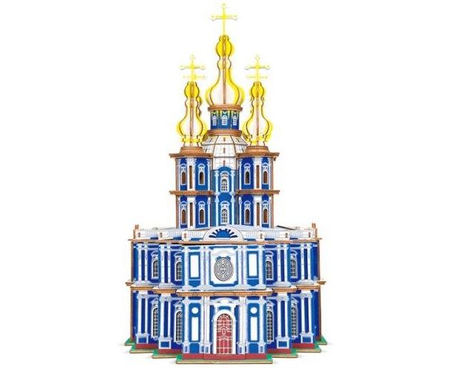 Smolny-Kloster 3D-Holzbausatz
