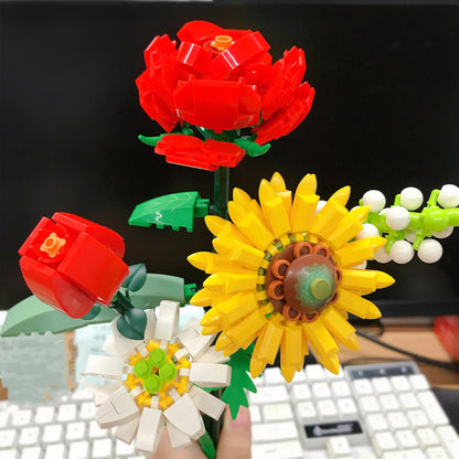 Waldblumen 3D-Holzbausatz
