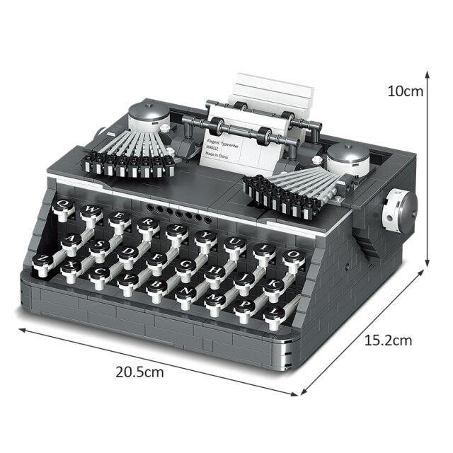 Schreibmaschine Bausteinset
