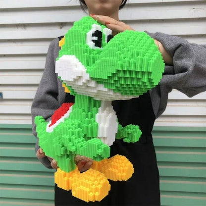 Mega grüner Dino Bausteinset