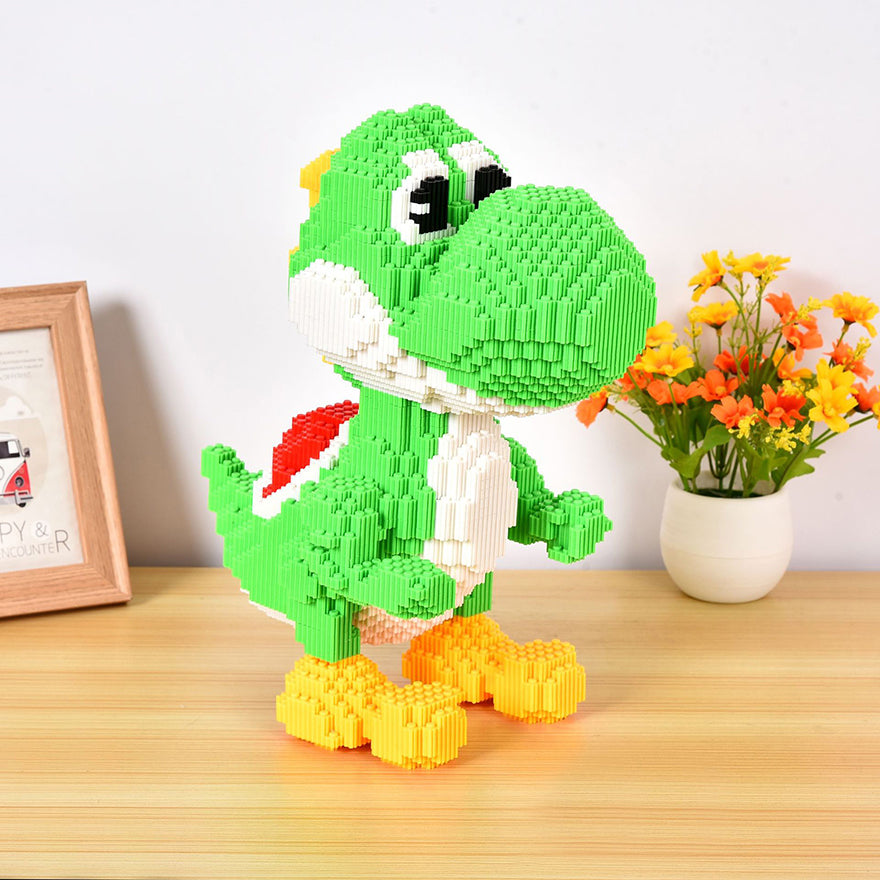 Mega grüner Dino Bausteinset