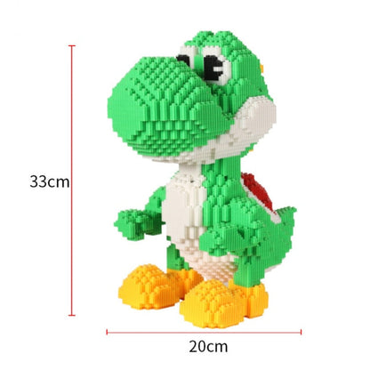 Mega grüner Dino Bausteinset