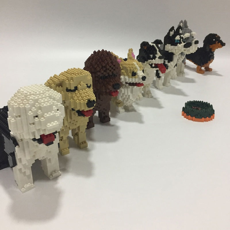 Katalanischer Schäferhund Bausteinset