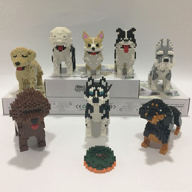 Katalanischer Schäferhund Bausteinset
