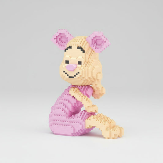 Rosa Schweinchen Bausteinset