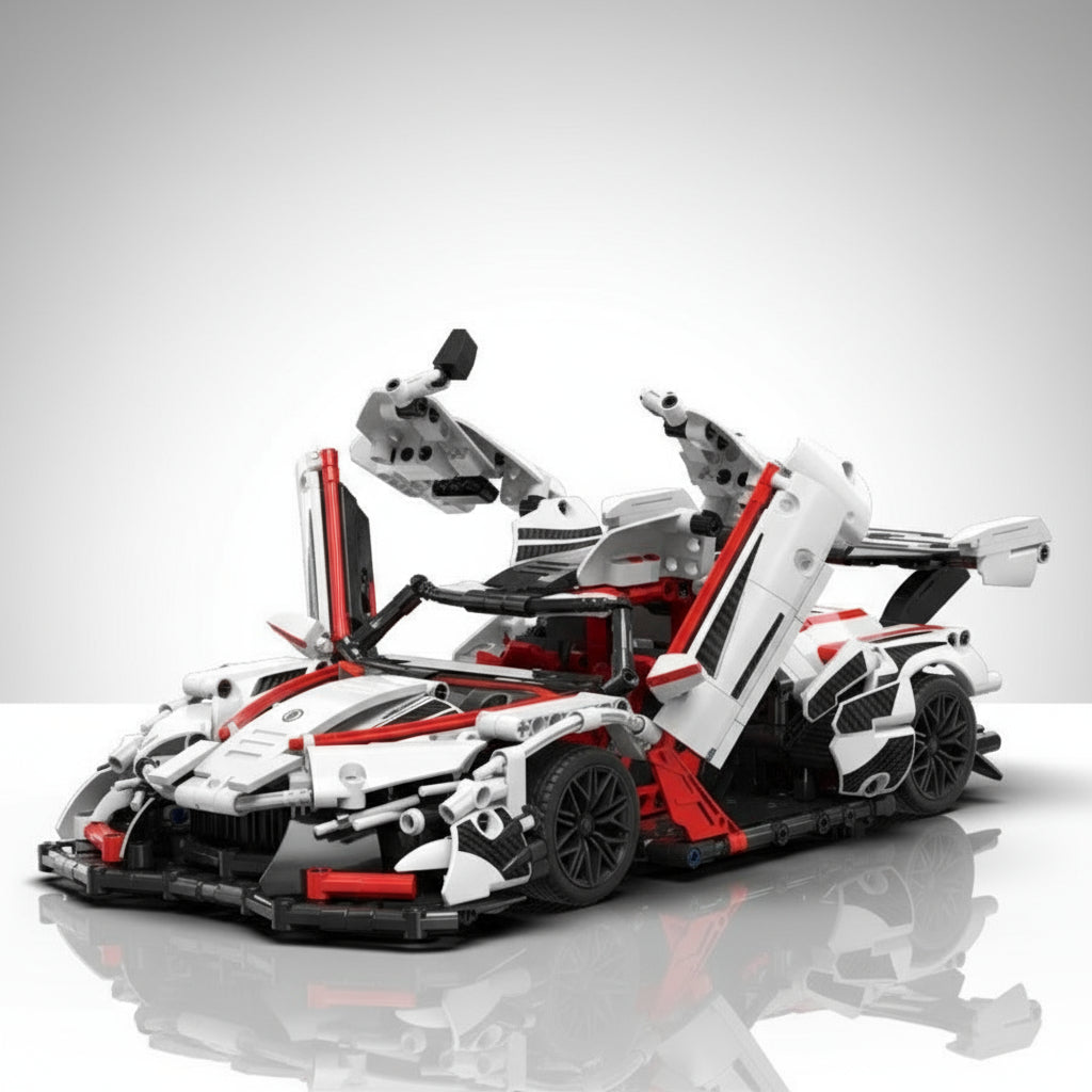 Starkes Auto Bausteinset