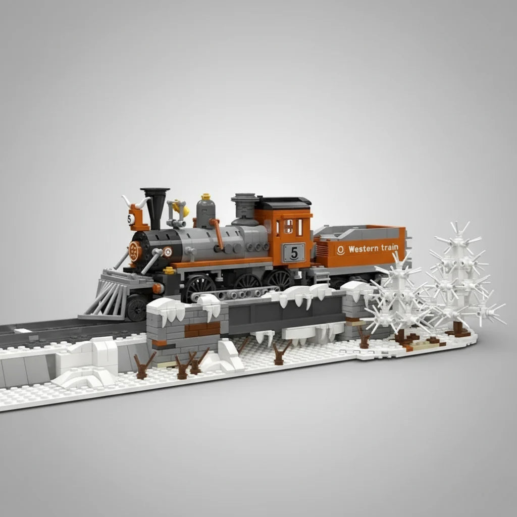 Dampfzug Bausteinset