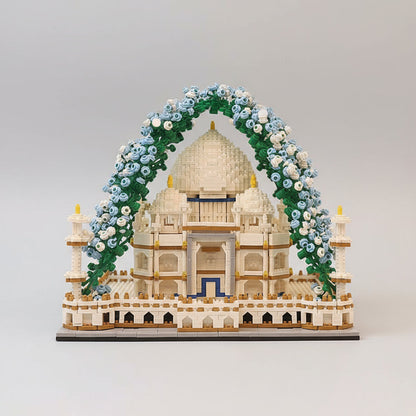 Taj Mahal mit Blumen Bausteinset
