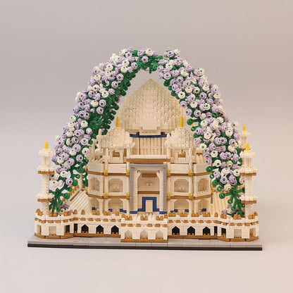 Taj Mahal mit Blumen Bausteinset