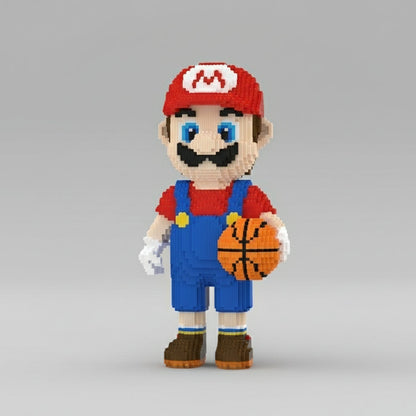 Klempner mit Basketball Bausteinset