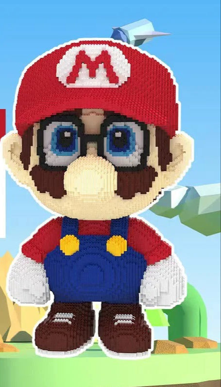 Klempner mit Brille Bausteinset