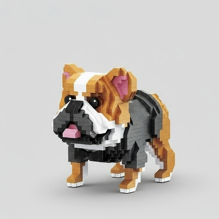 Englische Bulldogge Bausteinset