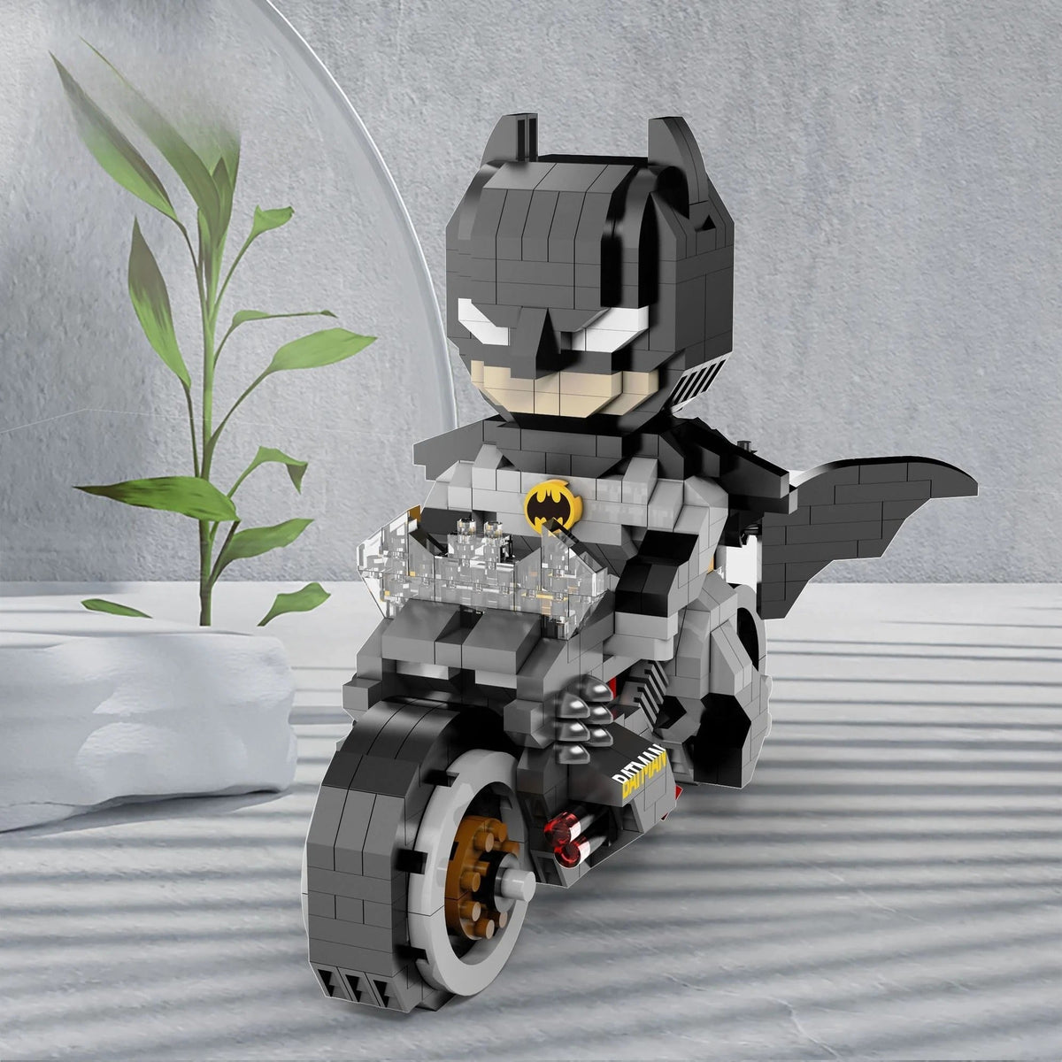Coole Superhelden auf Motorrädern Bausteinset