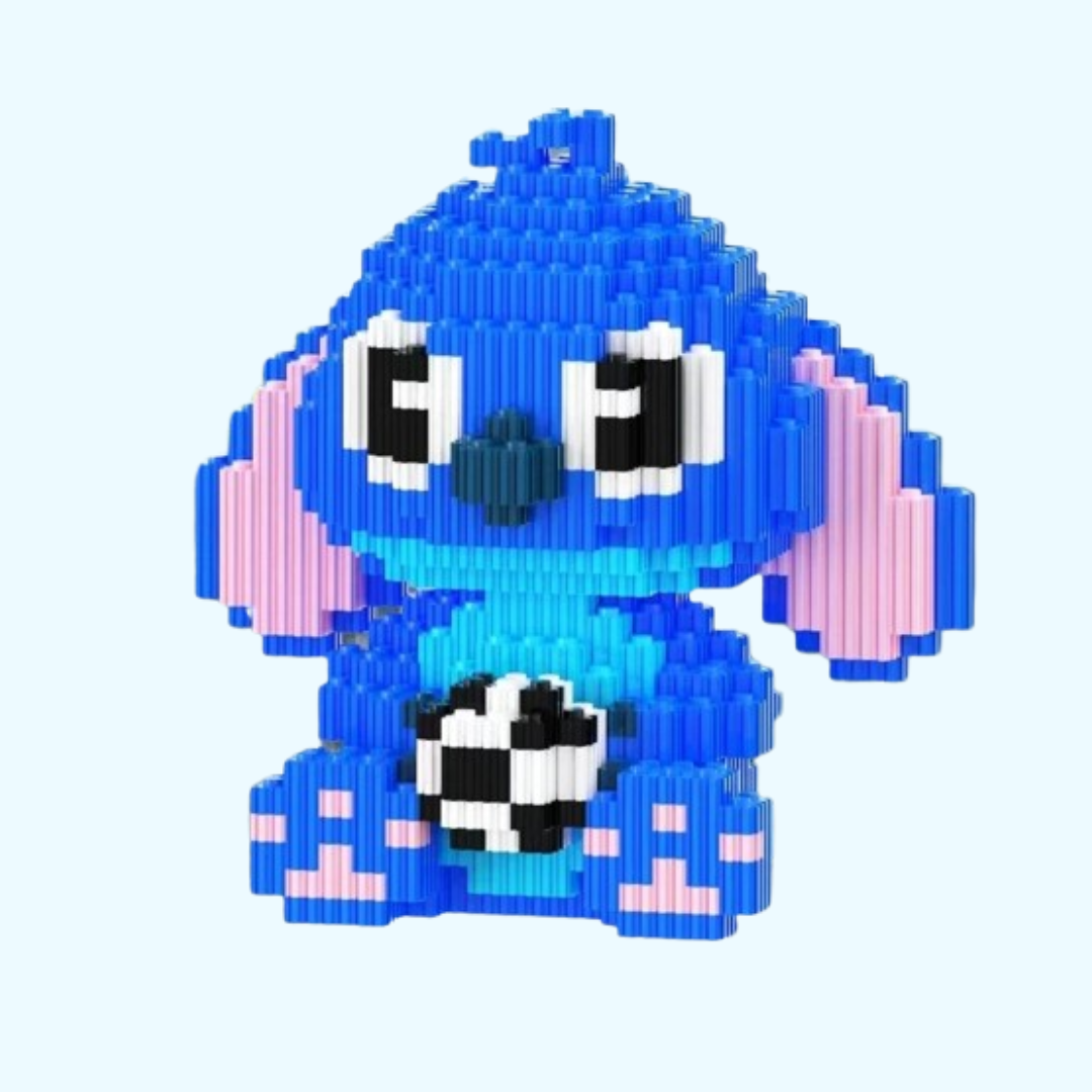 Blaues Wesen mit Ball Bausteinset